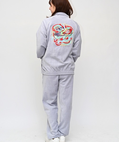 Alite cloth(アリーテクロス)の「ベロアスウェットパンツ(スウェットパンツ・レディース・グレー/Black・XL/M/L)」の13枚目の写真