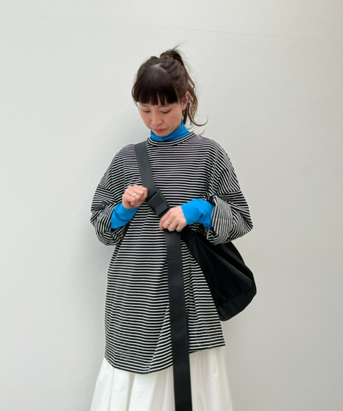 y/m（イム）の「スクエアナイロンショルダーBAG（ショルダーバッグ・レディース・ブラック・FREE）」の15枚目の写真