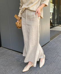 SLOBE IENA | リネンタイトロングスカート(スカート)