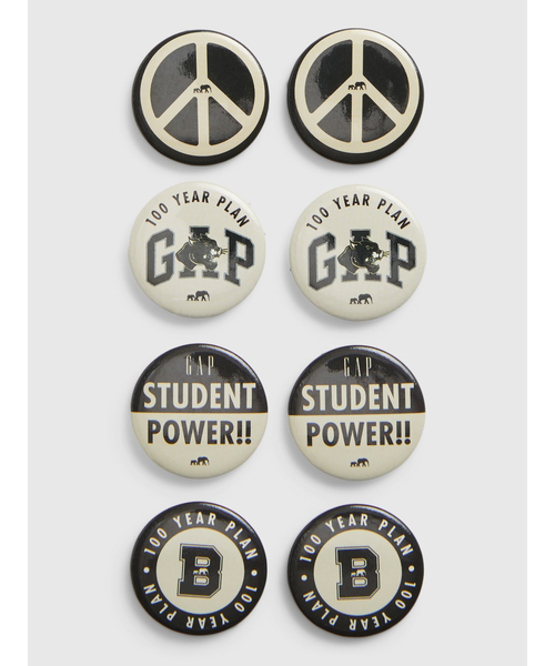 GAP（ギャップ）の「Gap Icons ×  The Brooklyn Circus ピン 4つセット（ブローチ/コサージュ・メンズ・マルチ・ONE SIZE）」の2枚目の写真