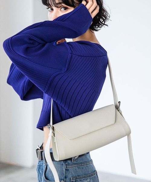 PAGEBOY(ページボーイ)の「コクーンフォルムBAG(トートバッグ・レディース・ブラック/ブルー/オフホワイト・FREE)」の2枚目の写真