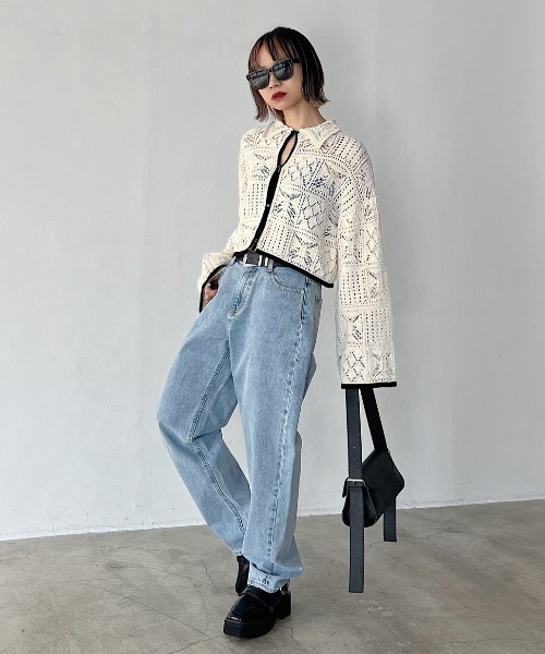 PAGEBOY(ページボーイ)の「コクーンフォルムBAG(トートバッグ・レディース・ブラック/ブルー/オフホワイト・FREE)」の6枚目の写真