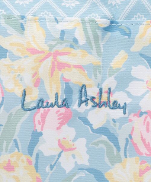 LAURA ASHLEY(ローラアシュレイ)の「【70周年セレブレーティングプリント】チューリップス柄 ショッピングバッグ(エコバッグ/サブバッグ・レディース・ブルー系/ライトパープル・00)」の9枚目の写真