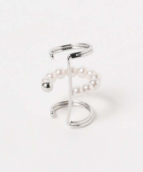 Ray BEAMS（レイビームス）の「Chalulu / 3連 イヤーカフ（イヤーカフ・レディース・シルバー/ゴールド・ONE SIZE）」の6枚目の写真