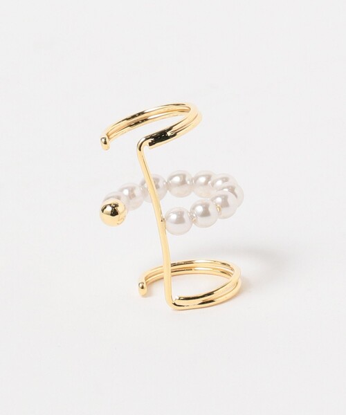 Ray BEAMS（レイビームス）の「Chalulu / 3連 イヤーカフ（イヤーカフ・レディース・シルバー/ゴールド・ONE SIZE）」の3枚目の写真