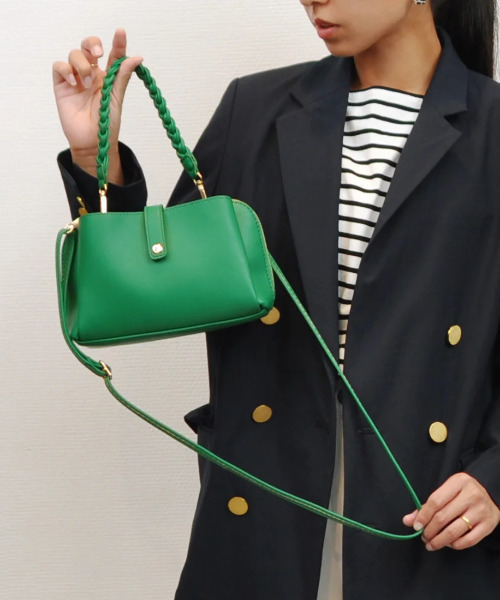 cache cache（カシュ カシュ）の「カシュカシュ cachecache / メッシュハンドルお財布ショルダーバッグ（ショルダーバッグ・レディース・マスタード/グリーン/サックスブルー/ベージュ系その他/ブラック/アイボリー・FREE）」の5枚目の写真