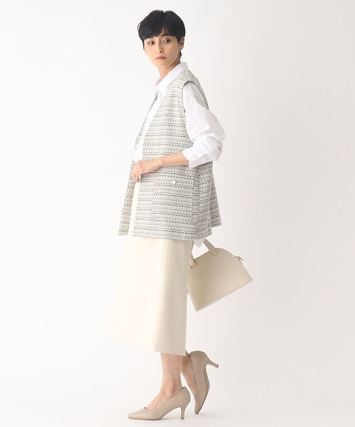 OPAQUE.CLIP(オペークドットクリップ)の「◆パール調ボタンシャツ【guldgan/ガルドギャン】(シャツ/ブラウス・レディース・ホワイト系/ブルー系2/ライトブルー/ブルー系7・38/40)」の9枚目の写真