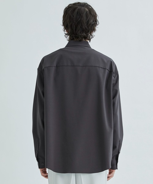 city（シティ）の「ADAPT REGULAR COLLAR SHIRT WIDE/アダプトリラックスシャツ（シャツ/ブラウス・メンズ・ダークグレー/その他17・1/2/3）」の18枚目の写真