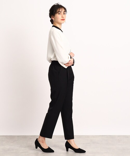 DRESKIP(ドレスキップ)の「◆【セットアップ可能】ツイルテーパードパンツ(その他パンツ・レディース・ブラック/サンドベージュ・02/03/04)」の4枚目の写真