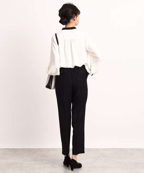 DRESKIP(ドレスキップ)の「◆【セットアップ可能】ツイルテーパードパンツ(その他パンツ・レディース・ブラック/サンドベージュ・02/03/04)」の7枚目の写真