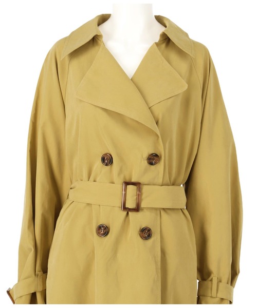 ANAP(アナップ)の「キャンディ袖ビックトレンチコート(トレンチコート・レディース・ベージュ/マスタード/アイボリー・FREE)」の17枚目の写真