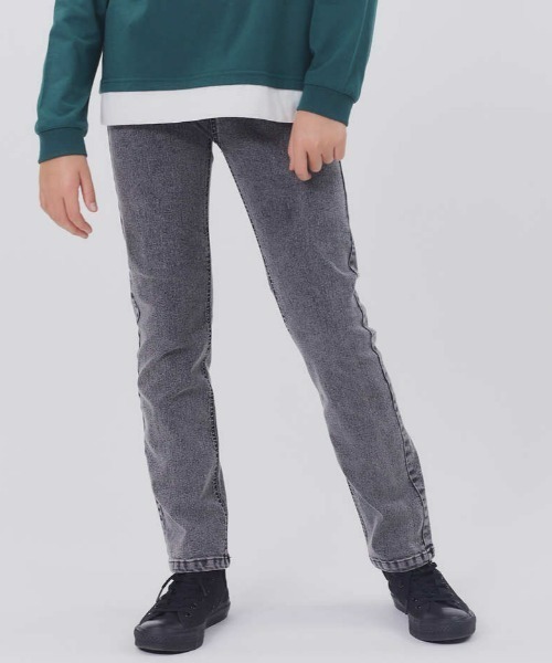 MPS（エムピーエス）の「【MPS】タイトストレートデニムパンツ（デニムパンツ・キッズ・ライトインディゴブルー/ブラック/ダークインディゴブルー/グレー・160/130/140/120/110/150）」の3枚目の写真