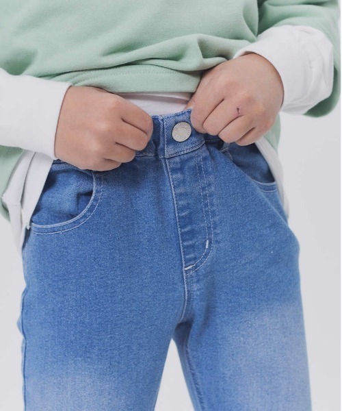 MPS（エムピーエス）の「【MPS】タイトストレートデニムパンツ（デニムパンツ・キッズ・ライトインディゴブルー/ブラック/ダークインディゴブルー/グレー・160/130/140/120/110/150）」の9枚目の写真