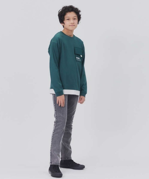 MPS（エムピーエス）の「【MPS】タイトストレートデニムパンツ（デニムパンツ・キッズ・ライトインディゴブルー/ブラック/ダークインディゴブルー/グレー・160/130/140/120/110/150）」の5枚目の写真