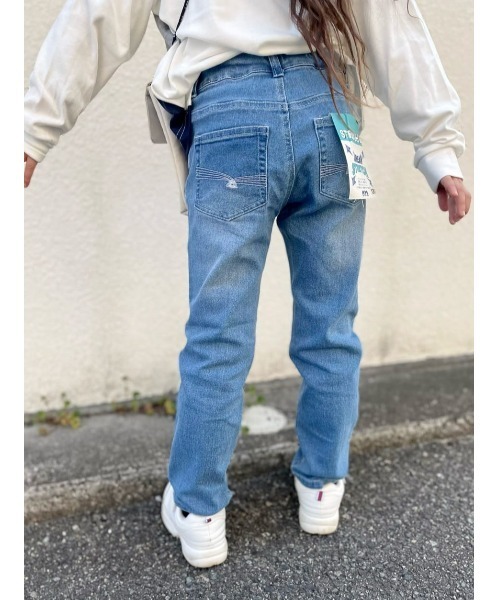 MPS（エムピーエス）の「【MPS】タイトストレートデニムパンツ（デニムパンツ・キッズ・ライトインディゴブルー/ブラック/ダークインディゴブルー/グレー・160/130/140/120/110/150）」の18枚目の写真