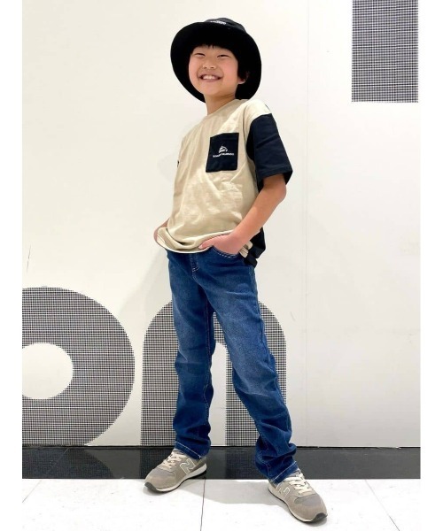 MPS（エムピーエス）の「【MPS】タイトストレートデニムパンツ（デニムパンツ・キッズ・ライトインディゴブルー/ブラック/ダークインディゴブルー/グレー・160/130/140/120/110/150）」の21枚目の写真