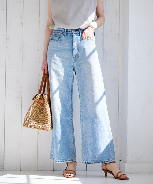 JOURNAL STANDARD（ジャーナルスタンダード）の「■《追加2》12.5ozルーズデニムパンツ（デニムパンツ・レディース・ブルー系その他/サックスブルー・36/38）」の7枚目の写真