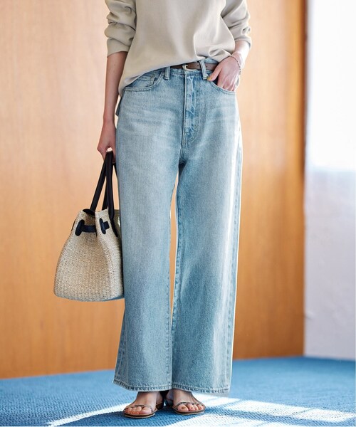 JOURNAL STANDARD（ジャーナルスタンダード）の「■《追加2》12.5ozルーズデニムパンツ（デニムパンツ・レディース・ブルー系その他/サックスブルー・36/38）」の15枚目の写真