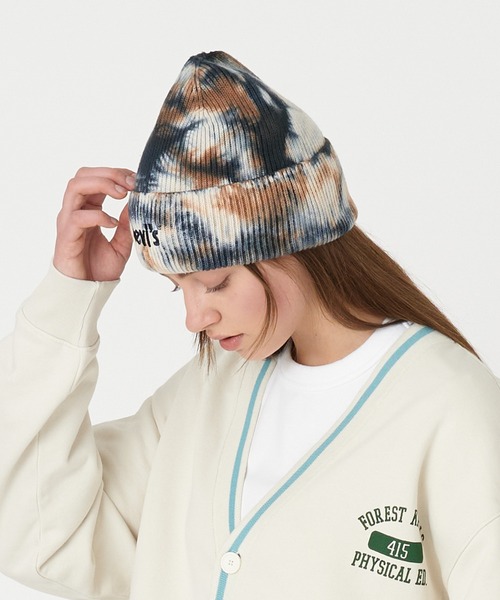 Levi's（リーバイス）の「Levi's/リーバイス LEVI’S(R) ACCESSORY ポスターロゴ ビーニー（ニットキャップ/ビーニー・メンズ・ブルー・OS）」の3枚目の写真