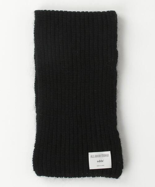 Odds(オッズ)の「ODDS/オッズ PLAIN MUFFLER マフラー(マフラー・レディース・ピンク/グリーン/ブラック・F)」の2枚目の写真