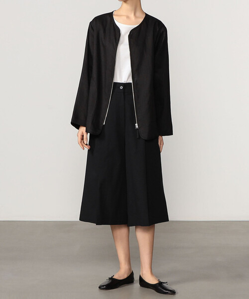 Bshop（ビショップ）の「eunoia | ノーカラージップジャケット WOMEN