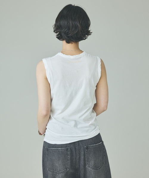 Curensology(カレンソロジー)の「Curensology(カレンソロジー)/<5AWARENESS>ノースリーブTシャツ(Tシャツ/カットソー・レディース・ホワイト/ブラック・FREE)」の14枚目の写真