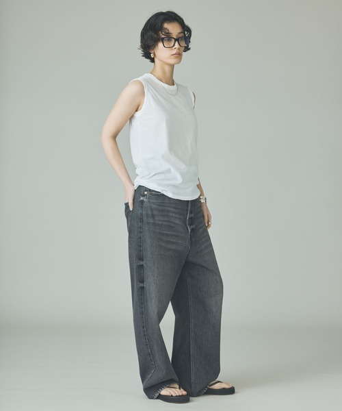 Curensology(カレンソロジー)の「Curensology(カレンソロジー)/<5AWARENESS>ノースリーブTシャツ(Tシャツ/カットソー・レディース・ホワイト/ブラック・FREE)」の16枚目の写真