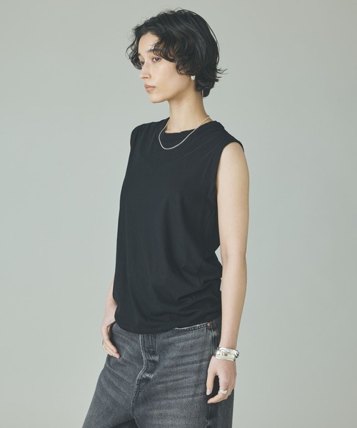 Curensology(カレンソロジー)の「Curensology(カレンソロジー)/<5AWARENESS>ノースリーブTシャツ(Tシャツ/カットソー・レディース・ホワイト/ブラック・FREE)」の19枚目の写真