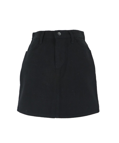 BLUEEAST（ブルーイースト）の「台形デニムミニスカート（デニムスカート・レディース・ブラック/グレー/ブルー/アイボリー・MEDIUM）」の8枚目の写真