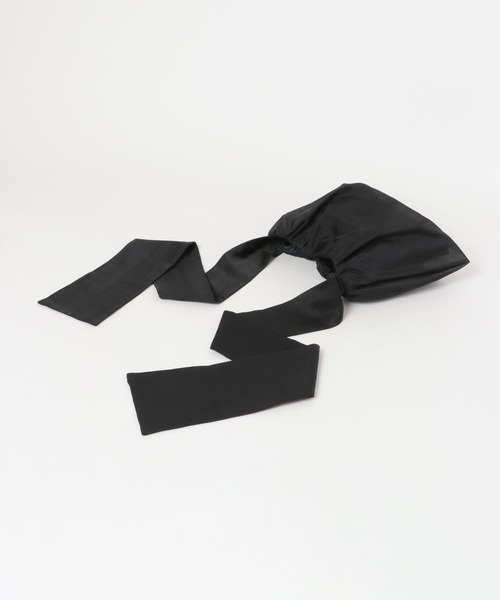 URBAN RESEARCH ROSSO WOMEN(アーバンリサーチ ロッソ)の「kaene オーガンジー重ねリボンバッグ(ハンドバッグ・レディース・ベージュ系その他/ブラック・FREE)」の10枚目の写真