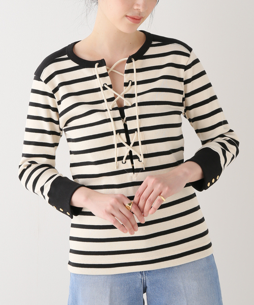 Traditional Weatherwear（トラディショナルウェザーウェア）の「【Traditional Weatherwear】 PIRATE プルオーバー（Tシャツ/カットソー・レディース・ホワイト・SMALL）」の13枚目の写真