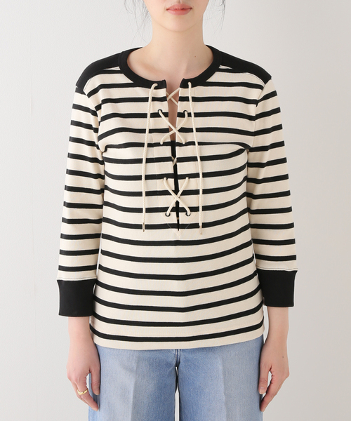 Traditional Weatherwear（トラディショナルウェザーウェア）の「【Traditional Weatherwear】 PIRATE プルオーバー（Tシャツ/カットソー・レディース・ホワイト・SMALL）」の6枚目の写真