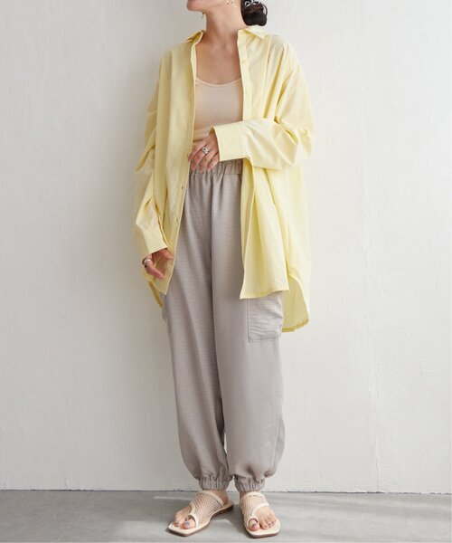 VENCEEXCHANGE(ヴァンスエクスチェンジ)の「マルチウェイショルダーカットシャツ(シャツ/ブラウス・レディース・ブラック/オフホワイト/イエロー・FREE)」の8枚目の写真