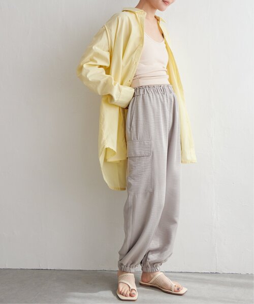 VENCEEXCHANGE(ヴァンスエクスチェンジ)の「マルチウェイショルダーカットシャツ(シャツ/ブラウス・レディース・ブラック/オフホワイト/イエロー・FREE)」の13枚目の写真