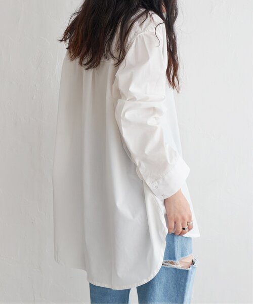 VENCEEXCHANGE(ヴァンスエクスチェンジ)の「マルチウェイショルダーカットシャツ(シャツ/ブラウス・レディース・ブラック/オフホワイト/イエロー・FREE)」の10枚目の写真