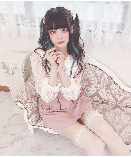 MA*RS（アメーバーマーズ）の「袖レースリボンブラウス（シャツ  