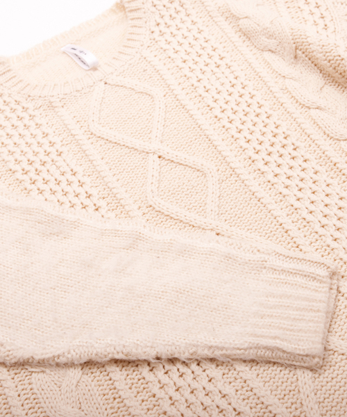 glamb（グラム）の「Calvin knit（ニット/セーター・メンズ・ブラック/グレー/ホワイト・2/1/4/3）」の8枚目の写真