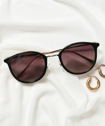 ボストン カラーレンズ サングラス/【ケース付】UVカット機能付き