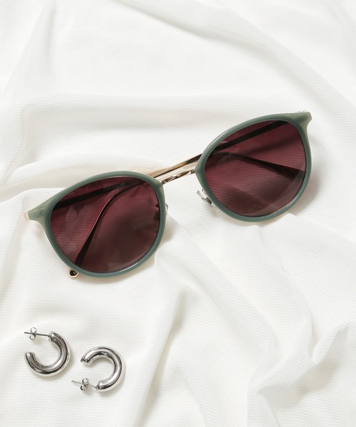 ROOPTOKYO(ループトウキョウ)の「ボストン カラーレンズ サングラス/【ケース付】UVカット機能付き(サングラス・レディース・ブラック系その他2/ブラウン系その他4/ブラウン系その他5/ブラウン系その他/ブラック系その他/ブラック系その他3/ブラウン系その他2/パープル系その他/ブラック系その他4/ブラウン系その他3/グリーン系その他2/グリーン系その他・FREE)」の10枚目の写真