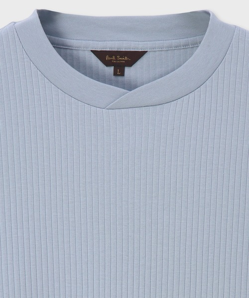 Paul Smith COLLECTION（ポールスミスコレクション）の「クロスクルーネック カットソー / 134309 J2312（Tシャツ/カットソー・メンズ・カーキブラウン/サックスブルー/バーガンディー・X-LARGE/MEDIUM/LARGE）」の6枚目の写真