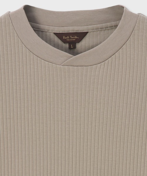 Paul Smith COLLECTION（ポールスミスコレクション）の「クロスクルーネック カットソー / 134309 J2312（Tシャツ/カットソー・メンズ・カーキブラウン/サックスブルー/バーガンディー・X-LARGE/MEDIUM/LARGE）」の4枚目の写真