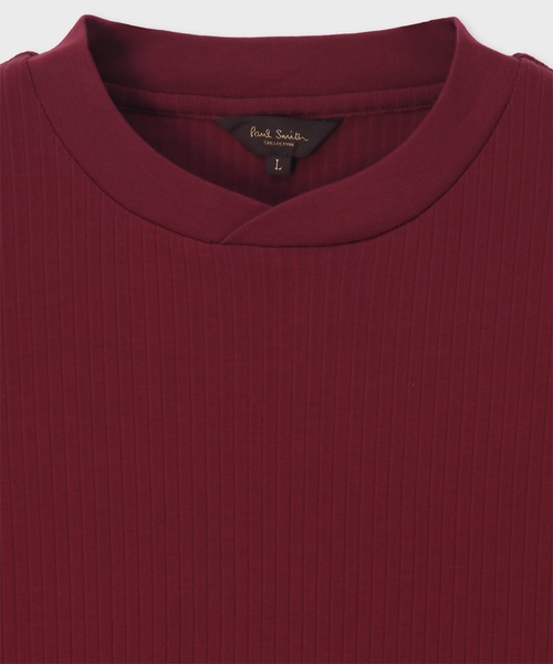 Paul Smith COLLECTION（ポールスミスコレクション）の「クロスクルーネック カットソー / 134309 J2312（Tシャツ/カットソー・メンズ・カーキブラウン/サックスブルー/バーガンディー・X-LARGE/MEDIUM/LARGE）」の8枚目の写真