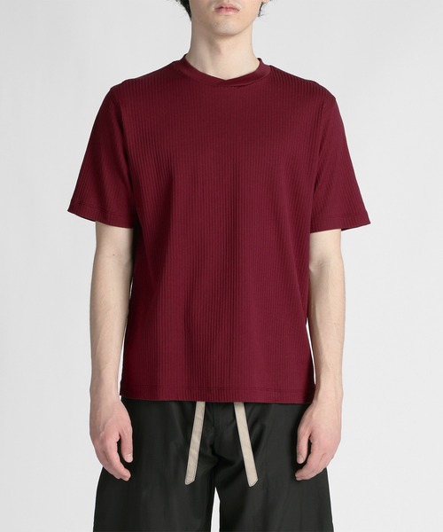 Paul Smith COLLECTION（ポールスミスコレクション）の「クロスクルーネック カットソー / 134309 J2312（Tシャツ/カットソー・メンズ・カーキブラウン/サックスブルー/バーガンディー・X-LARGE/MEDIUM/LARGE）」の11枚目の写真