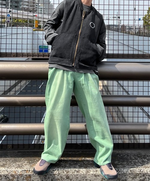 Perushu（ペルーシュ）の「ヴィンテージライクダックベスト（ベスト・メンズ・ライトブラウン/ブラック/ネイビー・MEDIUM/LARGE）」の15枚目の写真