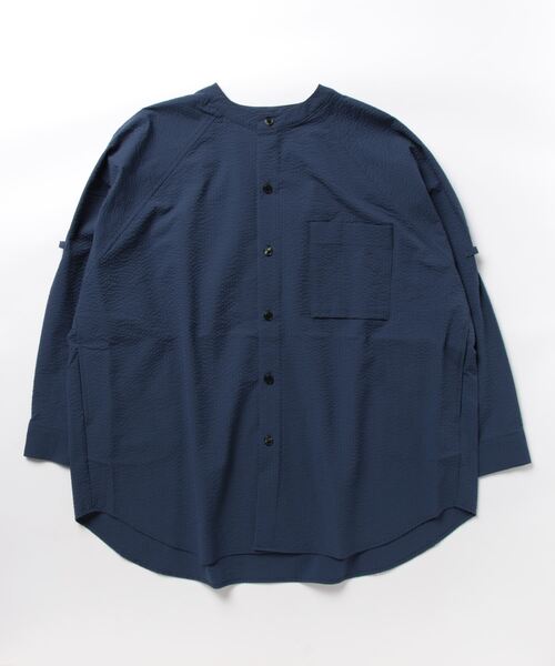 THE NORTH FACE(ザノースフェイス)の「【HELLY HANSEN】W L/S Seersucker Sh(シャツ/ブラウス・レディース・ネイビー・MEDIUM/LARGE)」の1枚目の写真