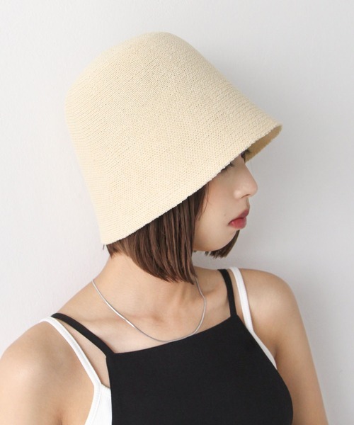 Chillfar（チルファー）の「チューリップベルハット（ハット・レディース・ベージュ/アイボリー/ブラック・FREE）」の11枚目の写真