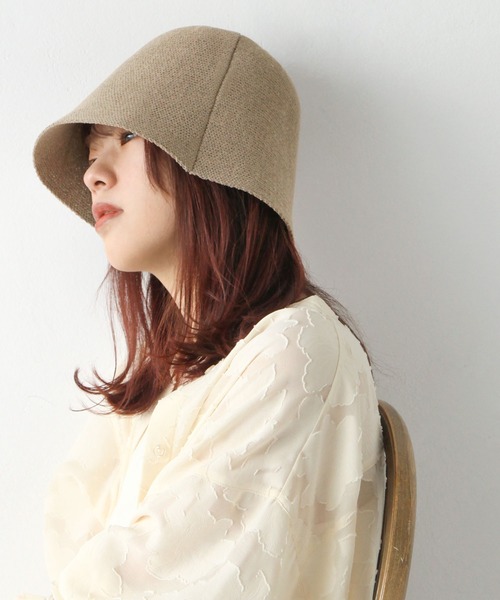 Chillfar（チルファー）の「チューリップベルハット（ハット・レディース・ベージュ/アイボリー/ブラック・FREE）」の19枚目の写真