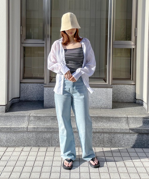 Chillfar（チルファー）の「チューリップベルハット（ハット・レディース・ベージュ/アイボリー/ブラック・FREE）」の8枚目の写真