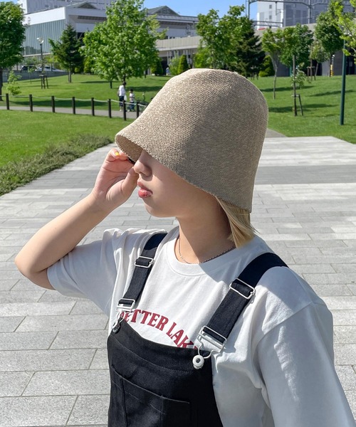 Chillfar（チルファー）の「チューリップベルハット（ハット・レディース・ベージュ/アイボリー/ブラック・FREE）」の13枚目の写真