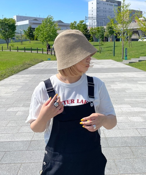 Chillfar（チルファー）の「チューリップベルハット（ハット・レディース・ベージュ/アイボリー/ブラック・FREE）」の14枚目の写真